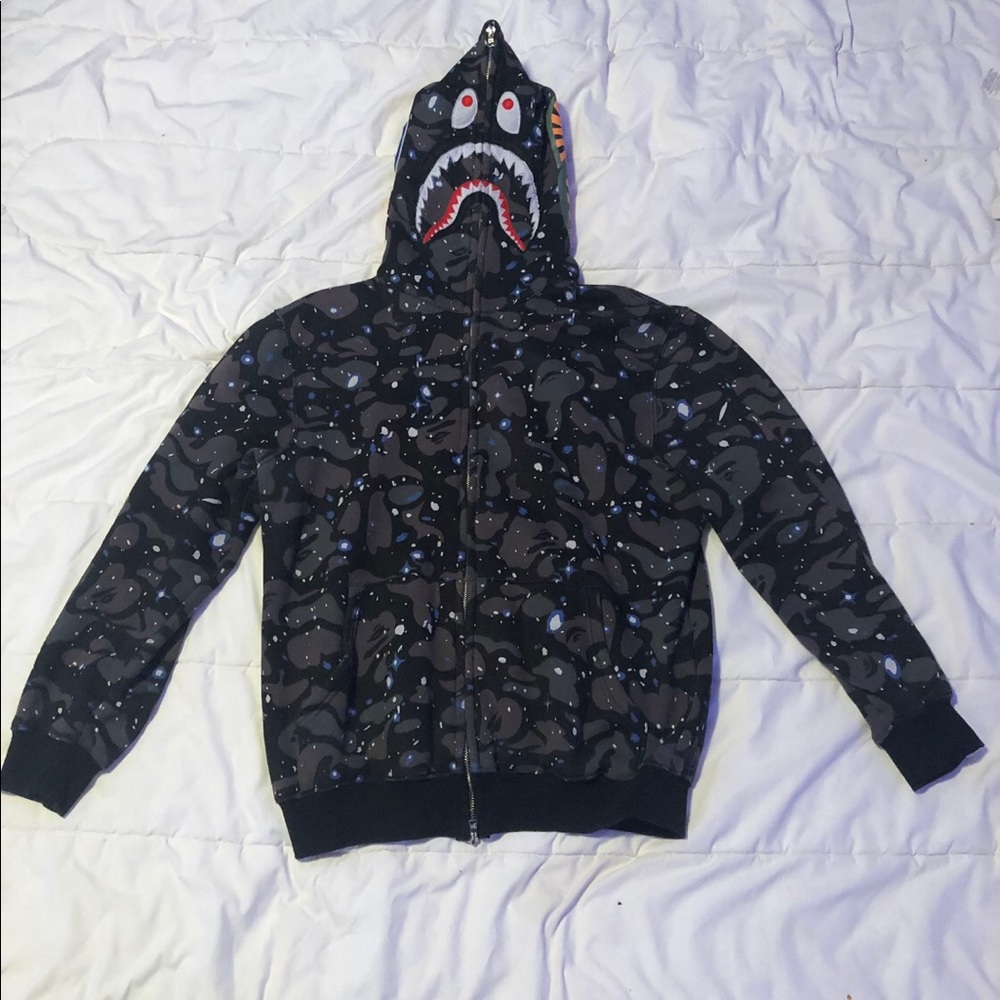 Bape space camo hoodie. Comes with bag